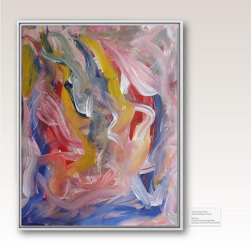 Batera subconsciente abstract concept art painter. Copiar - FELIPE PEÑA | Pintor de arte abstracto conceptual.