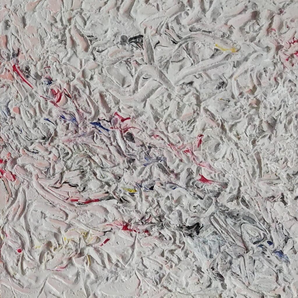 Ethereal 22: Minimalist abstract painting with rich impasto textures. High-end fine art for Upper East Side residential interiors and private collections.