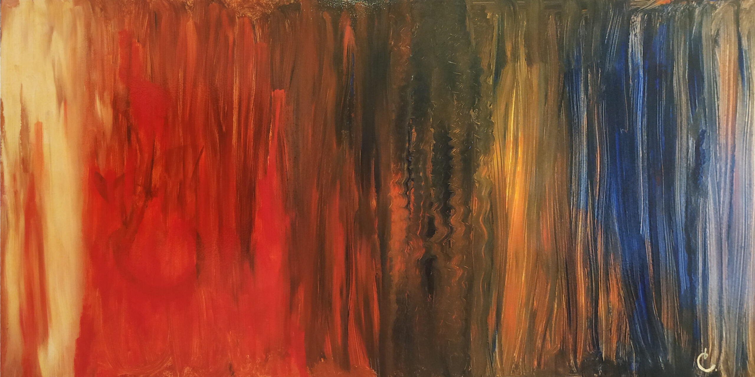 Conceptual abstract artwork exploring matter and void. Raw textures and professional framing for Brooklyn art collectors and creative workspaces.